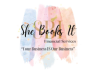 she books it logo
